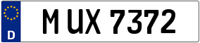 Truck License Plate